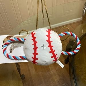 Brand New  Tug Toss & Fetch Dog Toy With Squeaker .